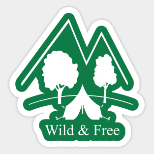 Wild & Free Sticker